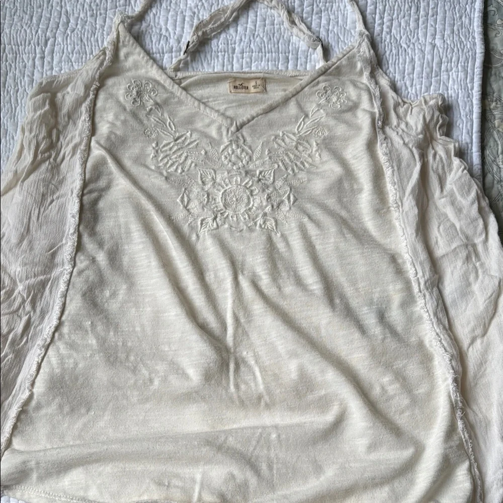 Hollister Cream Sleeveless Camisole Relaxed Fit - Picture 5 of 5